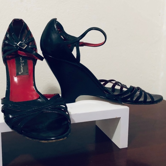 Ankle Strap 3.5" Wedge Sandals Made in Spain - Picture 15 of 16